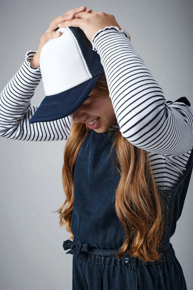 Beechfield Junior Vintage Snapback Trucker