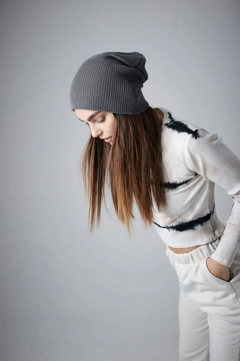 Beechfield Mens Slouch Beanie