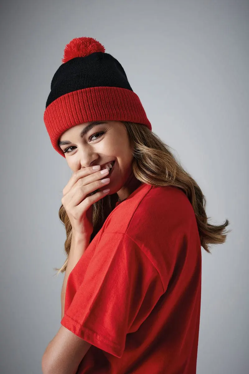 Beechfield Snowstar Two Tone Beanie