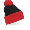 Black/Bright Red