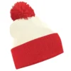 Off White/Bright Red