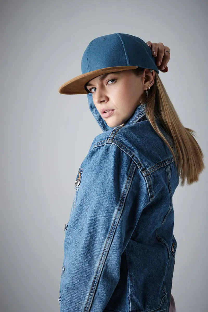 Beechfield Suede Peak Snapback