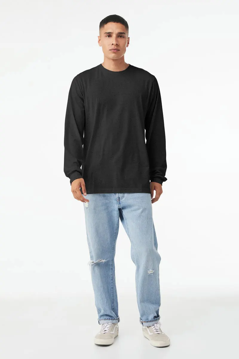 Bella Canvas Unisex Heather Cvc Long Sleeve T Shirt