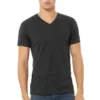Bella Canvas Unisex Heather Cvc Short Sleeve V Neck Tee