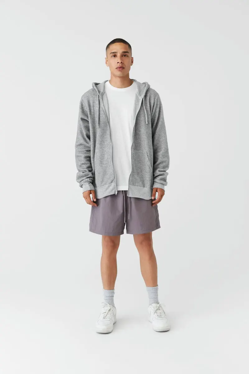 Bella Canvas Unisex Sueded Fleece Full Zip Hoodie