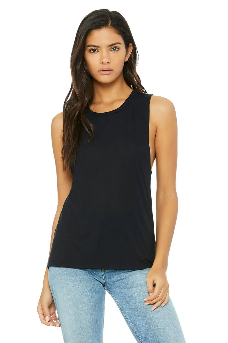 Bella Canvas Womens Flowy Scoop Muscle T Shirt