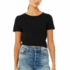 Bella Canvas Womens Polycotton Crop Tee
