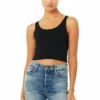 Bella Canvas Womens Polycotton Crop Top