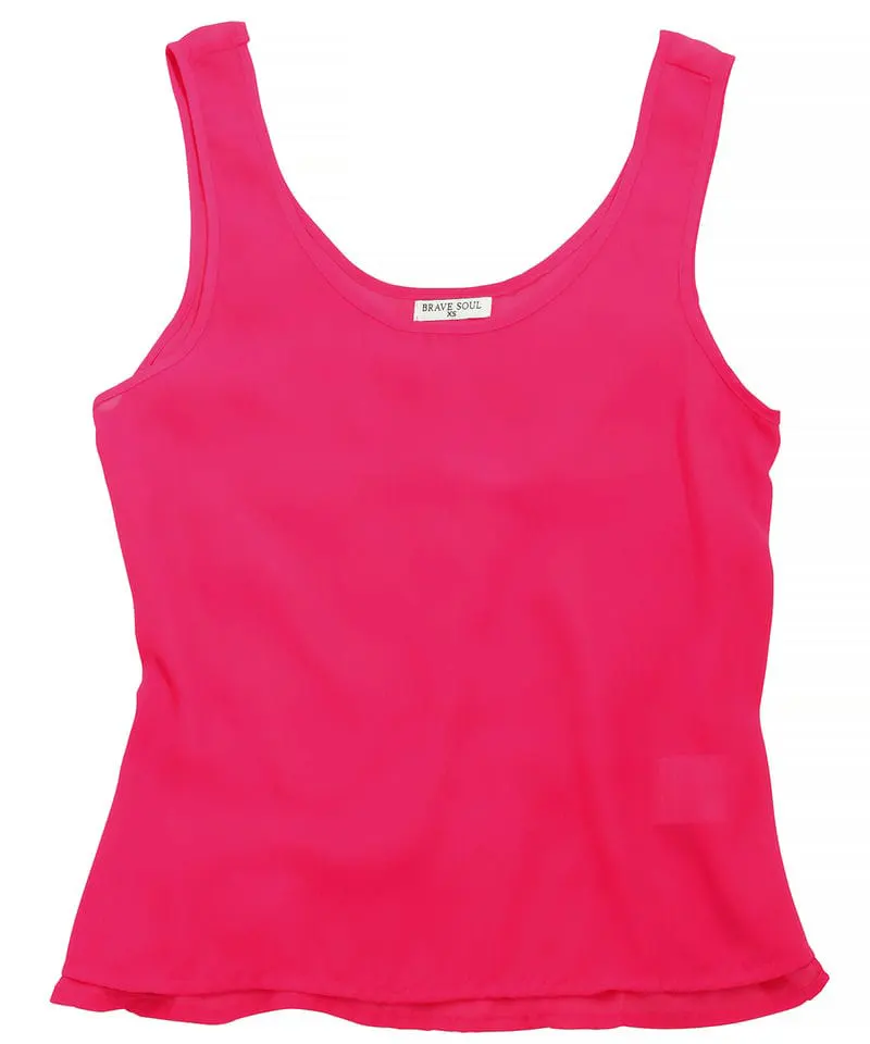 Last Chance To Buy Womens Brave Soul Tayla Ladies Sheer Vest