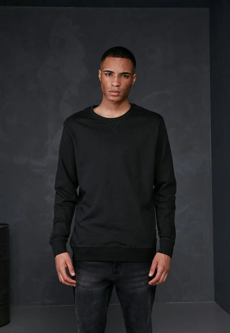 Build Your Brand Basic Mens Basic Crew Neck