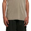 Build Your Brand Mens Acid Washed Round Neck Tee