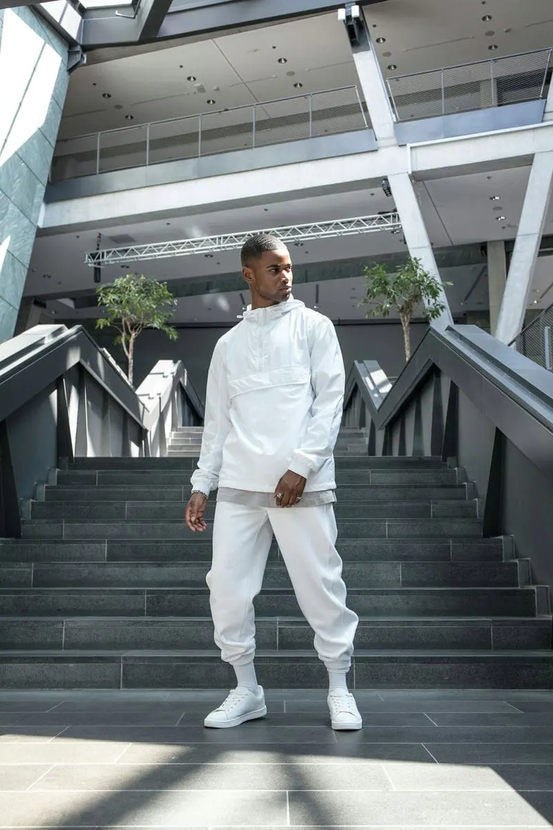 Build Your Brand Mens Basic Pullover Jacket