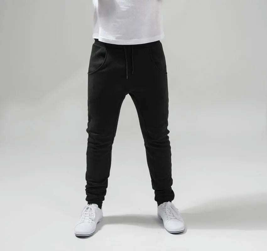 Build Your Brand Mens Heavy Deep Crotch Sweatpants