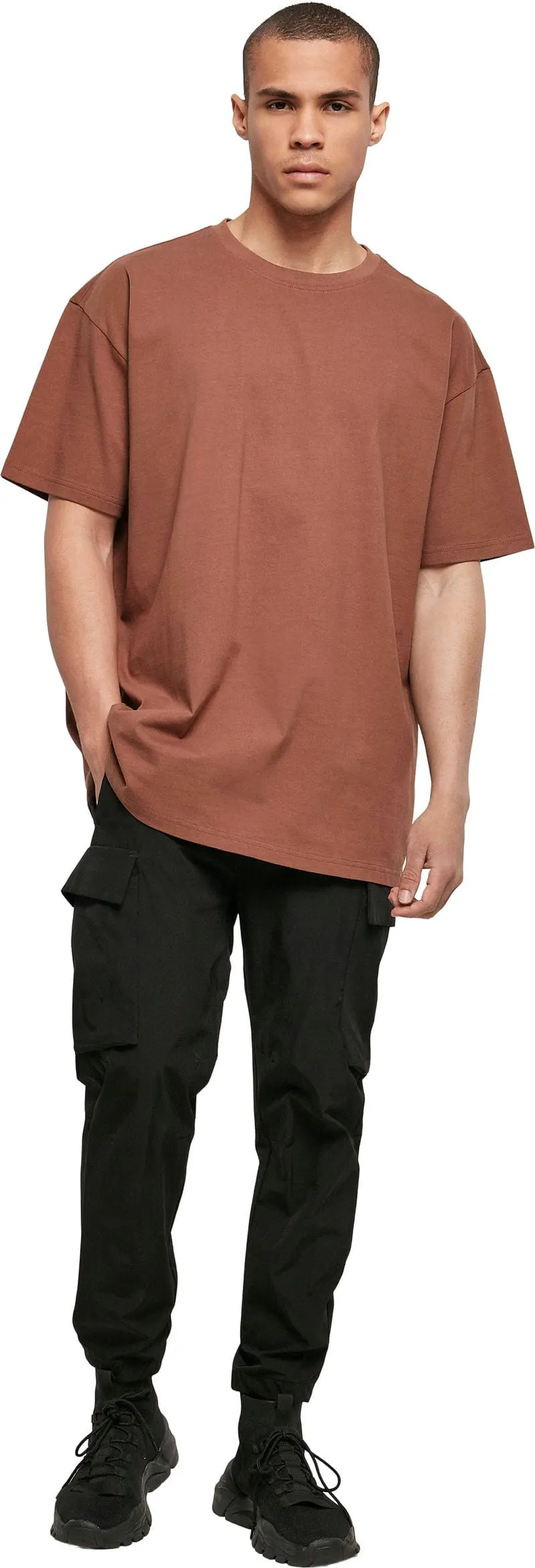 Build Your Brand Mens Heavy Oversized Tee
