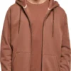 Build Your Brand Mens Heavy Zip Hoodie