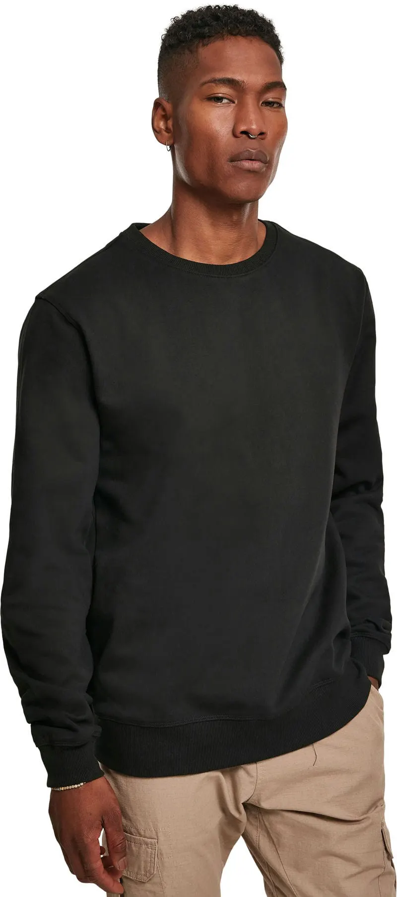 Build Your Brand Mens Premium Crew Neck