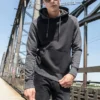 Build Your Brand Mens Raglan Hoodie