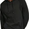 Build Your Brand Mens Raglan Sweat Hoodie