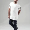 Build Your Brand Mens Stripe Jersey Tee