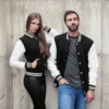 Build Your Brand Mens Sweat College Jacket