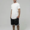 Build Your Brand Mens Two Tone Mesh Shorts