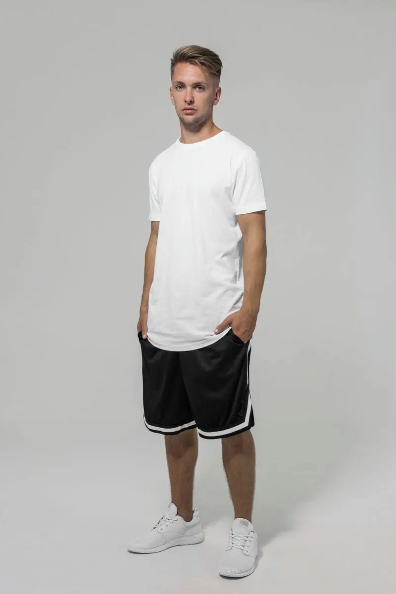 Build Your Brand Mens Two Tone Mesh Shorts