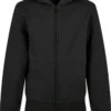 Build Your Brand Unisex Organic Kids Basic Zip Hoodie