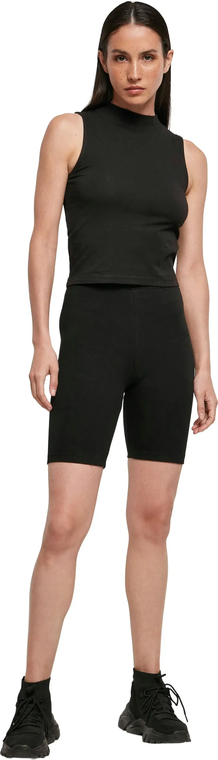 Build Your Brand Womens High Waist Cycle Shorts