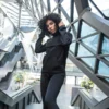 Build Your Brand Womens Sweat Pullover Hoodie
