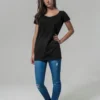 Build Your Brand Womens Wide Neck Tee