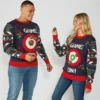 The Christmas Shop Adults 3D Ball With Hook And Loop Fastening Jumper
