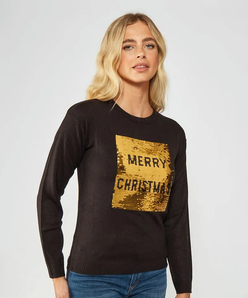 The Christmas Shop Womens Christmas And New Year Jumper