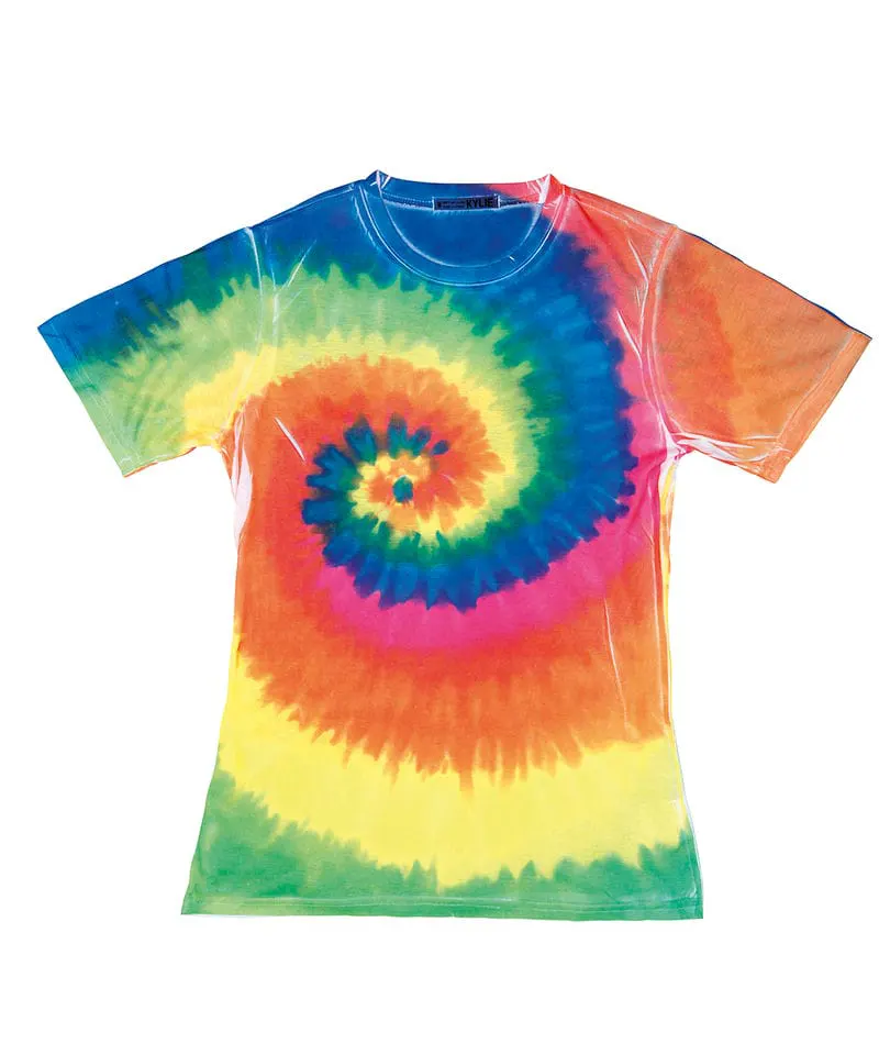 Colortone Womens Sublimated Rainbow Tee
