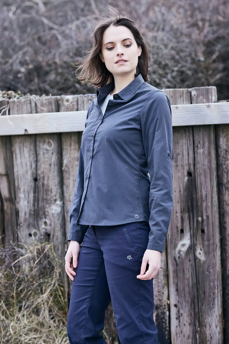 Craghoppers Expert Womens Kiwi Long Sleeved Shirt