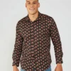 The Christmas Shop Mens Printed Christmas Shirt