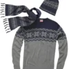 The Christmas Shop Mens Traditional Knitted Jumper