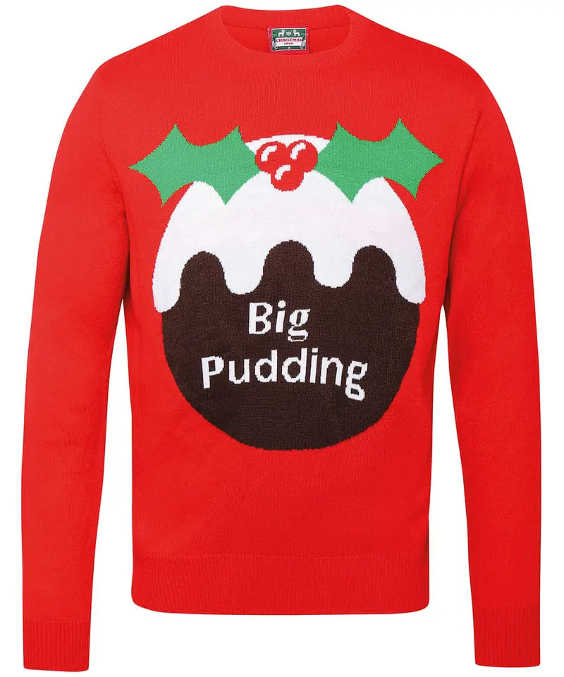 The Christmas Shop Adults Big Pudding Jumper