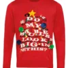 The Christmas Shop Adults 3D "Do My Baubles Look Big In This?" Light Up Jumper