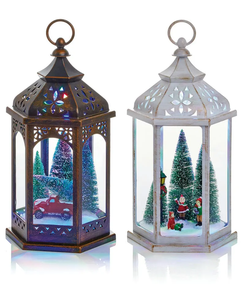 The Christmas Shop Hexagonal Lantern