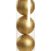 The Christmas Shop 3 X Glitter Balls In Drum