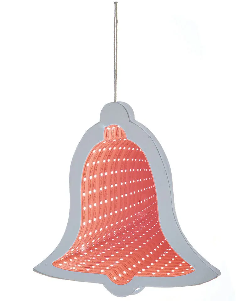 The Christmas Shop Led Bell Infinity Mirror