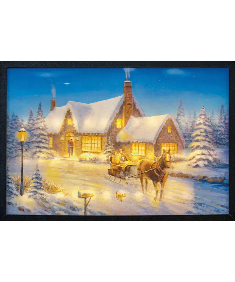 The Christmas Shop 3D Lit Lenticular