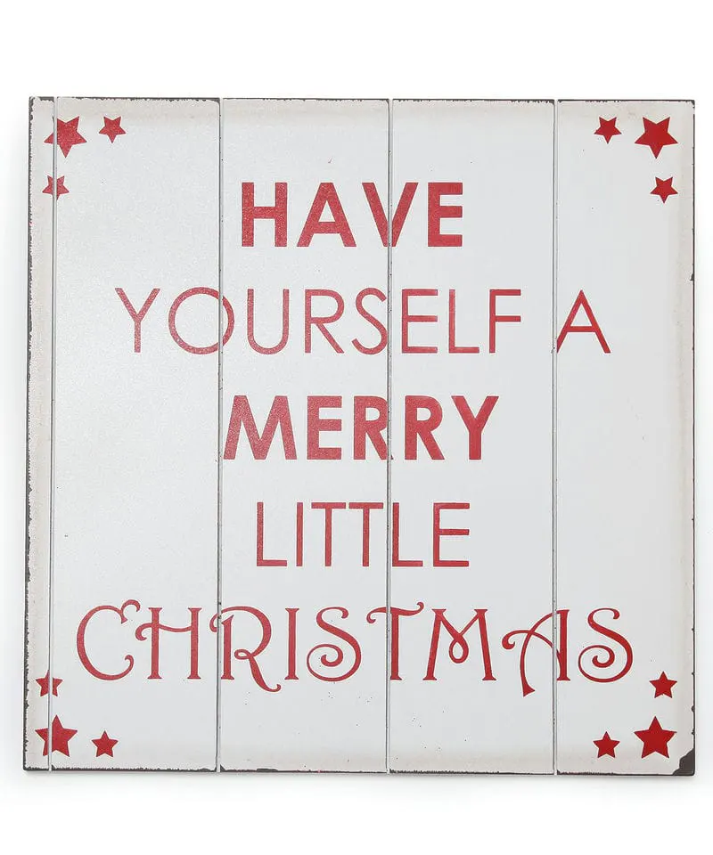 The Christmas Shop Large "Have Yourself A Very Merry Little Christmas" Sign