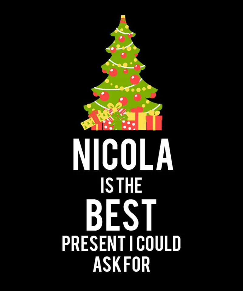 The Christmas Shop Unisex Personalisable "… Is The Best" Long Sleeve Tee