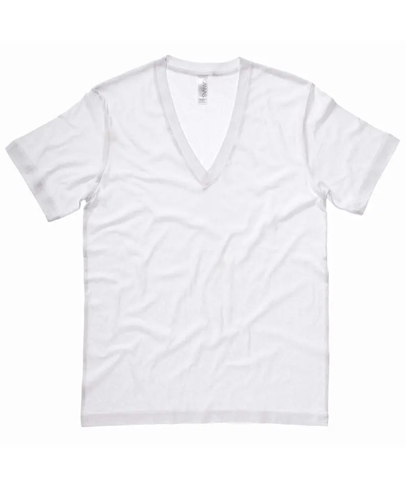 Bella Canvas Unisex Jersey Deep V Neck T Shirt