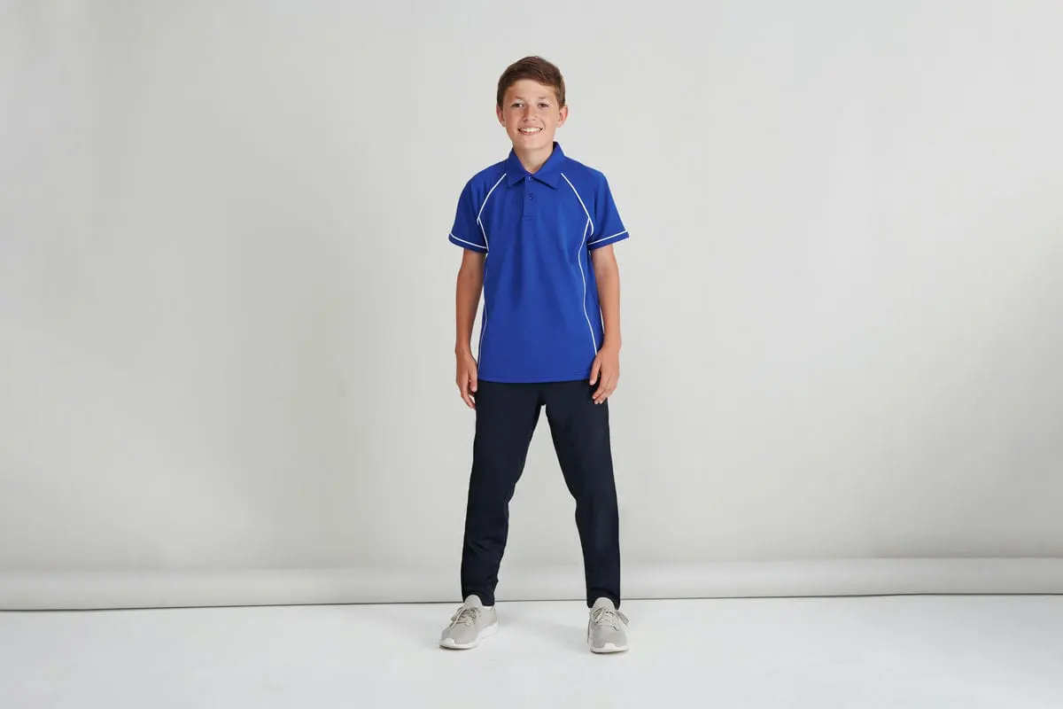 Finden & Hales Unisex Kids Piped Performance Polo