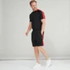 Finden & Hales Mens Knitted Shorts With Zip Pockets