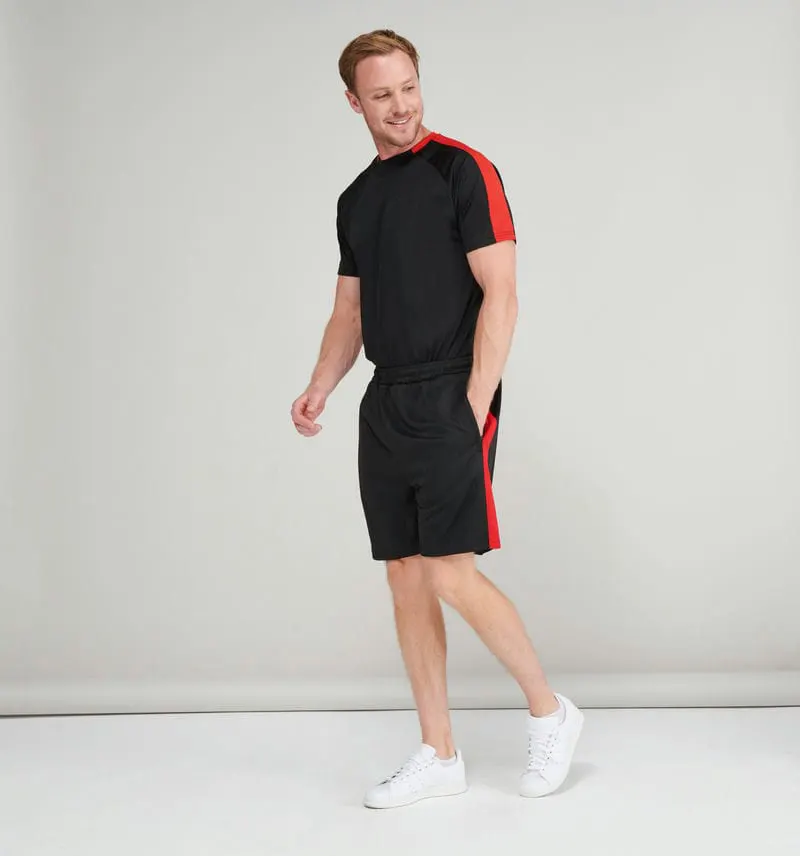 Finden & Hales Mens Knitted Shorts With Zip Pockets