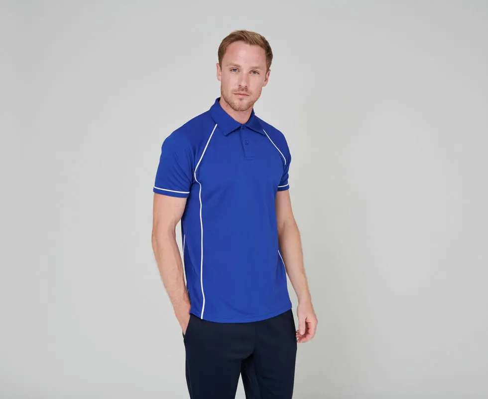 Finden & Hales Mens Piped Performance Polo