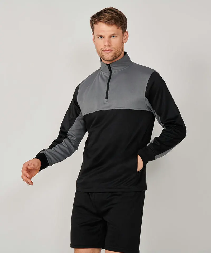 Finden & Hales Mens ¼ Tracksuit Top